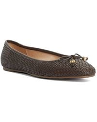 Dune - Harries Leather Ballerina - Lyst