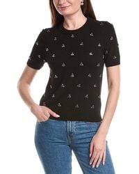 MILLY - Rosalyn Wool & Cashmere-Blend Sweater - Lyst