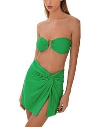 ViX - Solid Karen Mini Skirt - Lyst