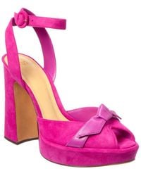 Alexandre Birman - Pepitta 120 Suede Platform Sandal - Lyst