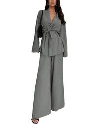 BELLA DESERT - 2Pc Cardigan & Pant Set - Lyst