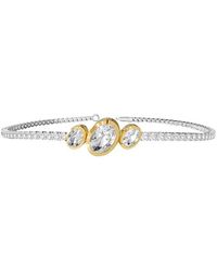 Lab Grown Diamonds - 14K 3.88 Ct. Tw. Lab-Grown Diamond Bangle Bracelet - Lyst