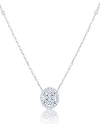 Diana M. Jewels - 14k 0.54 Ct. Tw. Diamond Necklace - Lyst