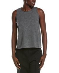 Eileen Fisher - Crewneck Wool Shell - Lyst