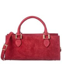 Isabella Rossetti - Rosalind Suede Handbag - Lyst
