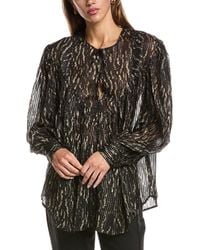 IRO - Artya Silk-Blend Top - Lyst