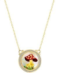Gabi Rielle - Femme Felling 14K Over 12Mm Pearl Stackable Necklace - Lyst