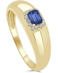 Sabrina Designs - 14k 0.47 Ct. Tw. Diamond & Sapphire Ring - Lyst