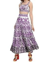 Linda Charm - 2Pc Top & Midi Skirt Set - Lyst