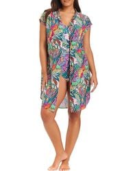Beyond Control Swimwear - Leaf It To Me Coverup Tunic - Lyst