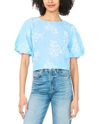 Vince Camuto - Puff Sleeve Blouse - Lyst
