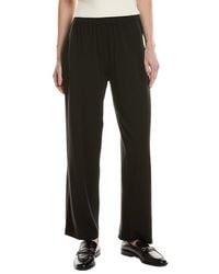 Eileen Fisher - Straight Ankle Pleated Pant - Lyst