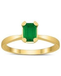 Gem Spark - 14K 0.45 Ct. Tw. Emerald Ring - Lyst