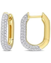 Rina Limor - 14K 1.18 Ct. Tw. Diamond Clip-On Hoops - Lyst
