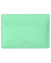 Balenciaga - Logo Leather Card Holder - Lyst