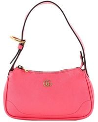 Gucci - Pink Sheep Leather Aphrodite Shoulder Bag Mini (authentic Pre-loved) - Lyst