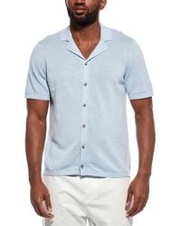 Onia - Linen-Blend Camp Shirt - Lyst
