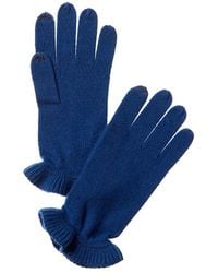 Forte - Ruffle Cashmere Gloves - Lyst