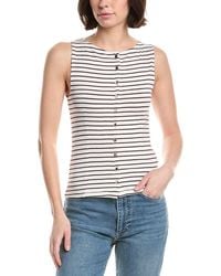 Rag & Bone - The Knit Stripe Boat Neck Tank - Lyst