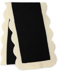 Saachi - Scallop Trim Knit Scarf - Lyst