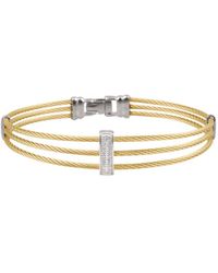 Alor - 14k 0.08 Ct. Tw. Diamond Cable Bracelet - Lyst