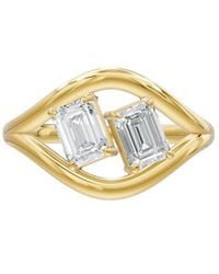 Lab Grown Diamonds - 18K Plated 1.14 Ct. Tw. Lab-Grown Diamond Ring - Lyst