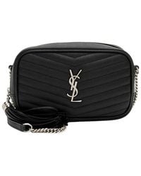 Saint Laurent - Matelassé Grain De Poudre Monogram Lou Mini Camera Bag (authentic Pre-loved) - Lyst