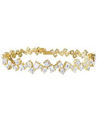 Lab Grown Diamonds - 14K 11.17 Ct. Tw. Lab-Grown Diamond Tennis Bracelet - Lyst