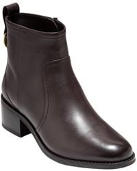Cole Haan - Haddie Leather Bootie - Lyst
