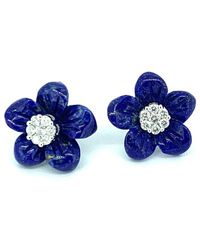 Arthur Marder Fine Jewelry - 18k 0.30 Ct. Tw. Diamond Flower Insert - Lyst