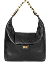 Tiffany & Fred Paris - Quilted Leather Hobo Bag - Lyst