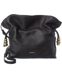 Loewe - Coil Flamenco Mini Leather Clutch - Lyst