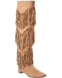 Roger Vivier - Suede Over-the-knee Boot - Lyst