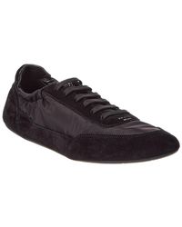 Prada - Collapse Nylon & Suede Sneaker - Lyst