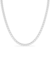 Lab Grown Diamonds - 14K 10.00 Ct. Tw. Lab-Grown Diamond Tennis Necklace - Lyst