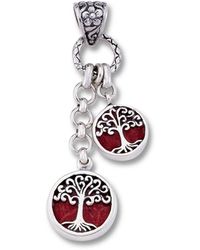 Samuel B. - Silver Coral Tree Of Life Pendant - Lyst
