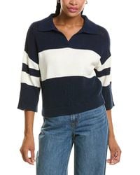 525 America - Johnny Collar Mesh Rugby Sweater - Lyst