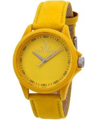 Toy Watch Unisex Sartorial Only Time Watch - Yellow