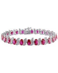 Rina Limor - 18.00 Ct. Tw. Lab-Grown Ruby Bracelet - Lyst