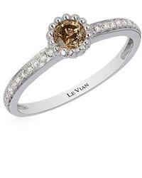 Le Vian - Chocolatier 14k Vanilla Gold 0.42 Ct. Tw. Diamond Ring - Lyst