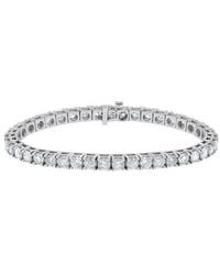 Diana M. Jewels - Diana M. Fine Jewelry 14K 6.00 Ct. Tw. Lab Grown Diamond Tennis Bracelet - Lyst