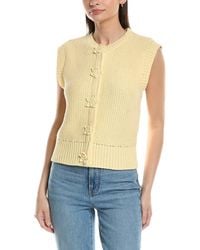 Ellen Tracy - Crochet Flower Sleeveless Sweater - Lyst
