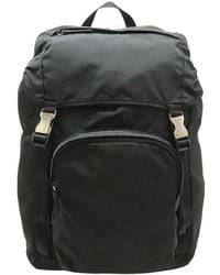 Prada - Nylon Triangle Logo Backpack (Authentic Pre-Loved) - Lyst