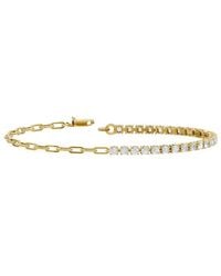 Lab Grown Diamonds - 18K Over 2.08 Ct. Tw. Lab-Grown Diamond Bracelet - Lyst