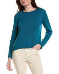Eileen Fisher - Jewel Neck Sweater - Lyst