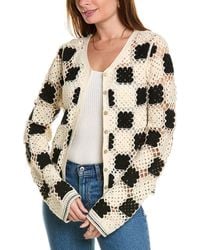 Saachi - Checkered Crochet Jacket - Lyst