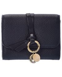 Chloé - Alphabet Leather French Wallet - Lyst