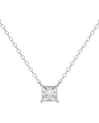 Lab Grown Diamonds - 14K 0.50 Ct. Tw. Lab-Grown Diamond Necklace - Lyst