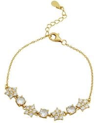 Savvy Cie - Cz Station Bracelet - Lyst