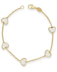 Sabrina Designs - 14k Mother Of Pearl Station Bracelet - Lyst